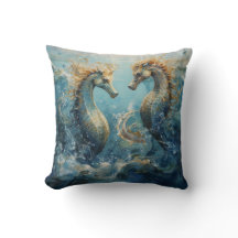 Cheval de mer Jeu d'oreiller