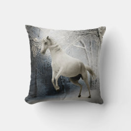 Coussin Cheval du Imaginaire blanc