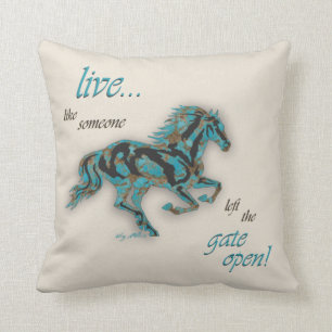 Coussin Cheval inspirant