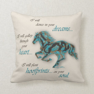 Coussin Cheval inspirant
