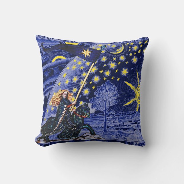 COUSSIN CHEVALIER FEMME DES ÉTOILES HORREBACK À FLAMMARION (Recto)
