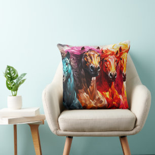 Coussin Chevaux