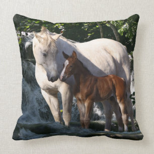 Coussin Chevaux d'imaginaire : Cascade