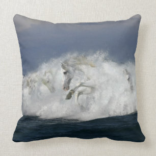 Coussin Chevaux d'imaginaire : Mer