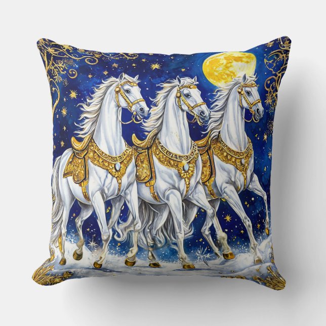 Coussin Chevaux Mignons (Recto)
