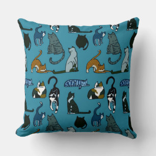 Coussin Cheville Coin Chat Motif Jeu d'oreiller