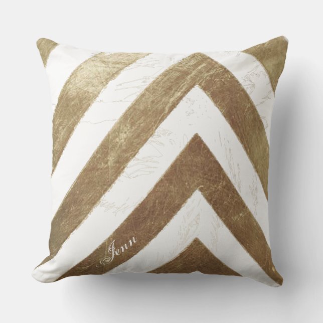 Coussin Chevron affligé (Recto)