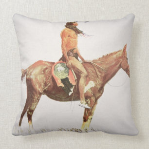 Coussin Cheyenne courageux, 1901 (litho de couleur)