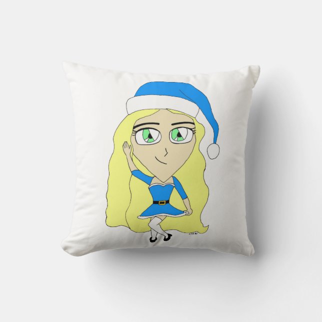 Coussin Chibi de Noël (Recto)