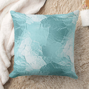 Coussin Chic Aqua Mint Blue Glam