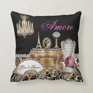 Coussin CHIC français de THÈME de PARIS
