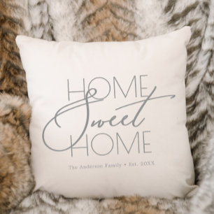 Coussin Chic Home Sweet Home Ménage domestique