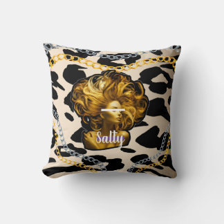 Coussin Chic Luxurious Wild Salty Girl Anniversaire Gift g