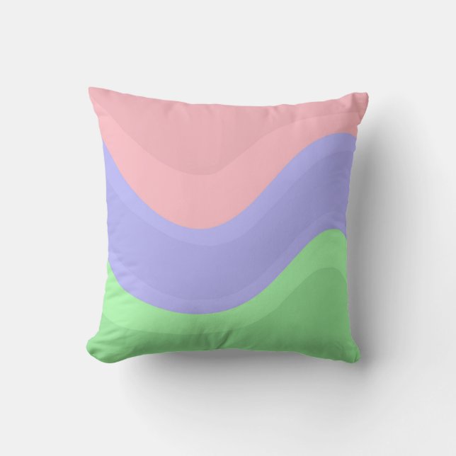 Coussin Chic Pastel Groovy (Recto)