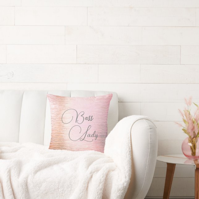 Coussin Chic rose Verre Frosted Boss Dame (Canapé)