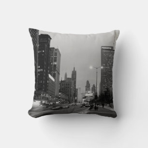 Coussin Chicago Michigan Avenue @ Nuit 1967 Windy City