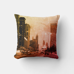 Coussin Chicago Michigan Avenue @ Nuit 6 mars 1967