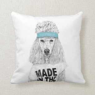Coussin chien 80s