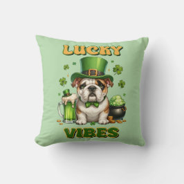Coussin Chien à bulles pour les Lucky Vibes de St. Patrick