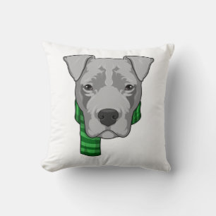 Coussin Chien avec Écharpe