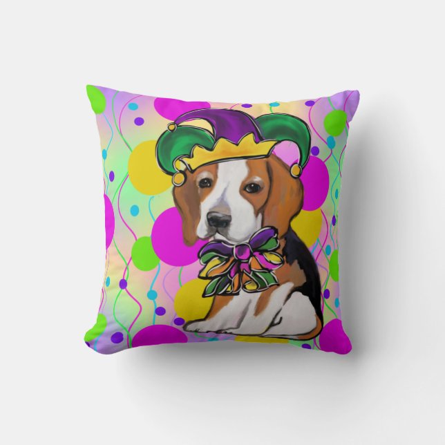 Coussin Chien Beagle (Recto)