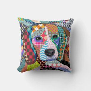 Coussin Chien beagle 161