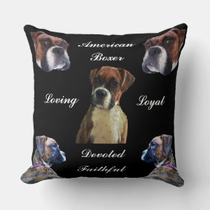 COUSSIN CHIEN BOXER DÉVOUÉ