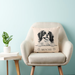 Coussin Chien chinois japonais personnalisé