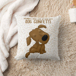 Coussin Chien Confetti Chedding Chien