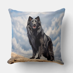 Coussin Chien de berger noir