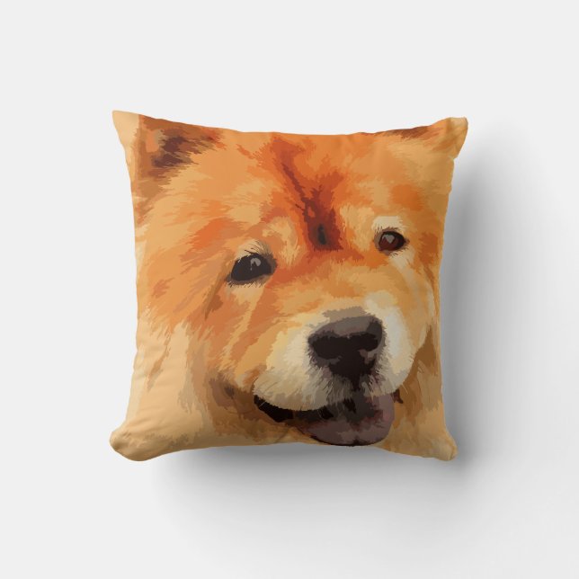 Coussin Chien de bouffe de bouffe (Recto)