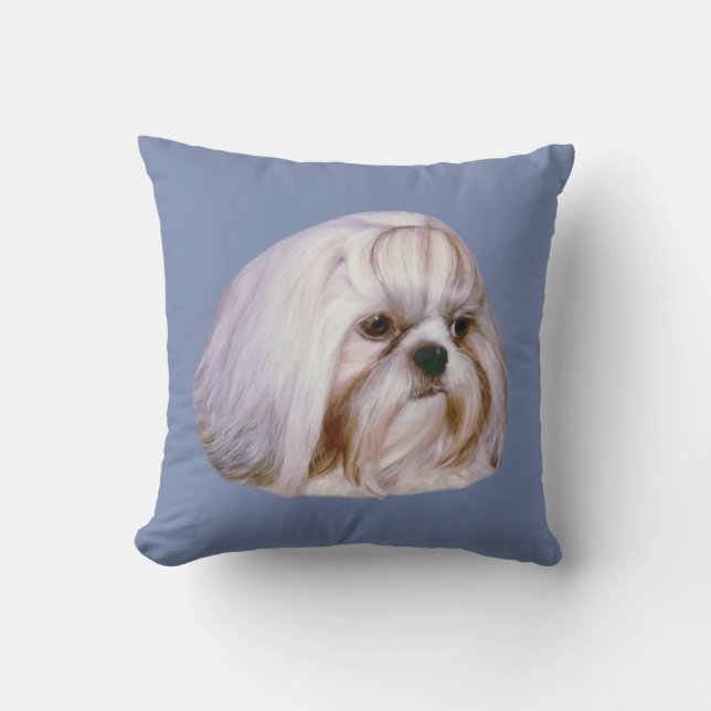 Coussin Chien de Shih Tzu personnalisable (Recto)
