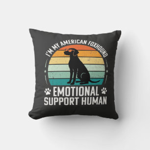 Coussin Chien de soutien émotionnel humain Renard américai