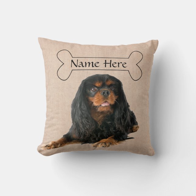 Coussin Chien d'Espagne du roi Charles Cavalier (Recto)