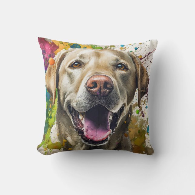 Coussin Chien du Labrador (Recto)