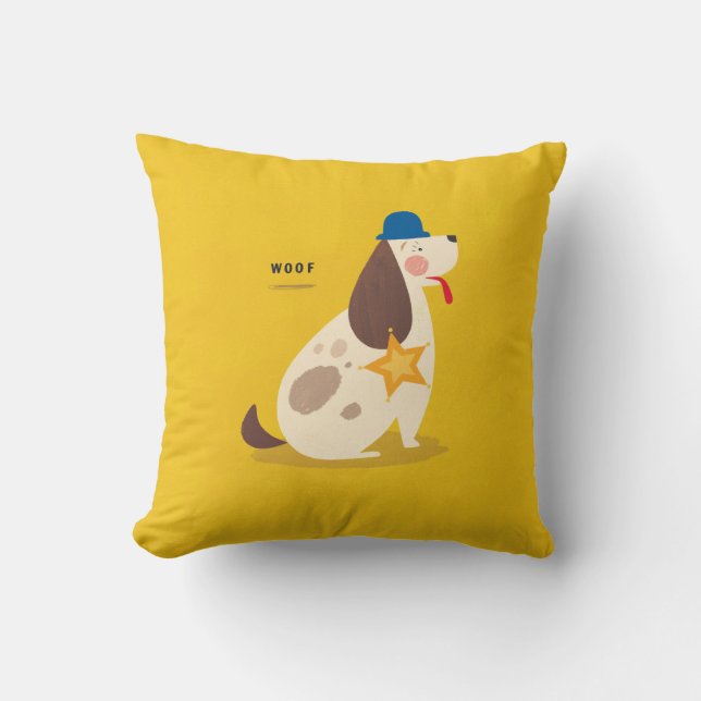 Coussin Chien du shérif ! (Recto)