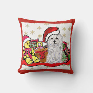 Coussin Chien maltais