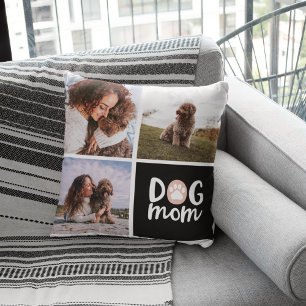 Coussin Chien Maman Animaux de compagnie Photo Jeu Oreille