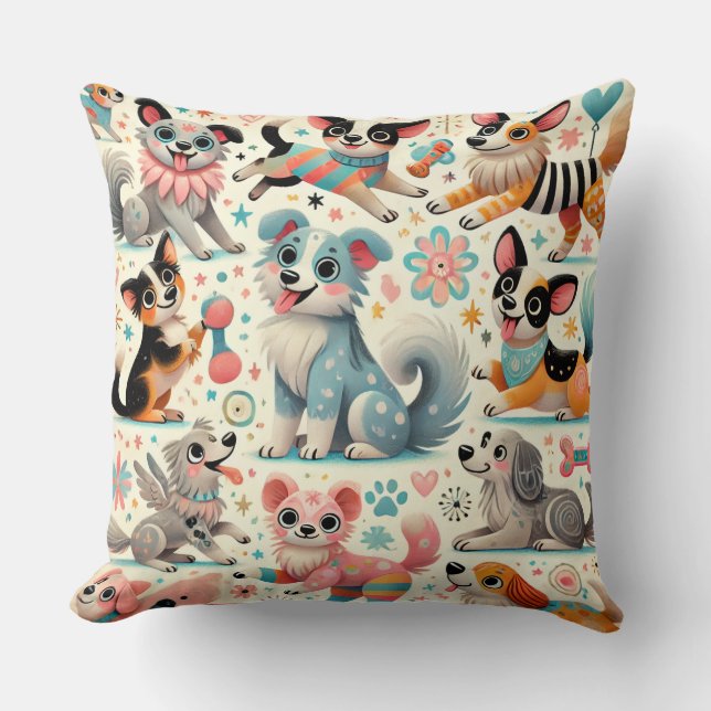 Coussin Chien mignon (Recto)