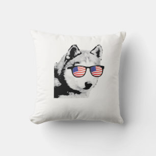 Coussin Chien sibérien Husky cool