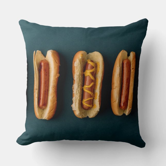 Coussin Chiens chauds et fusils (Recto)