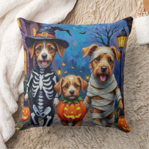 Coussin Chiens Chinook Trick-or-Treating Costume d'Hallowe