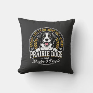Coussin Chiens de Prairie Peut-être 3 Personnes Design