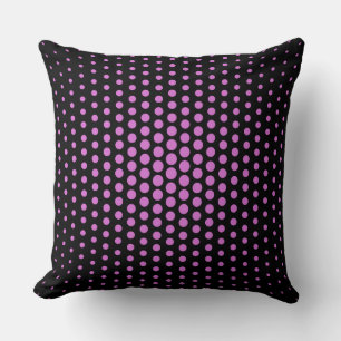 Coussin Chiffres Techno Orchidées Noir moderne