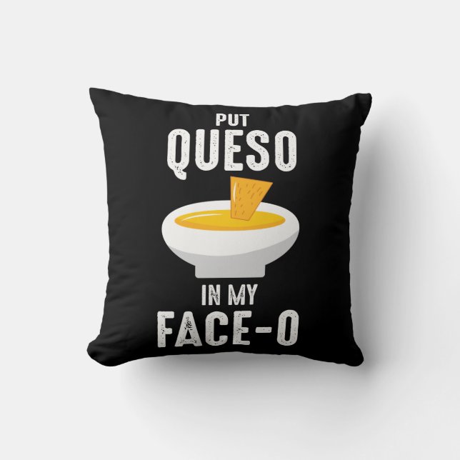Coussin Chili Con Queso Plaisanterie mexicaine (Recto)