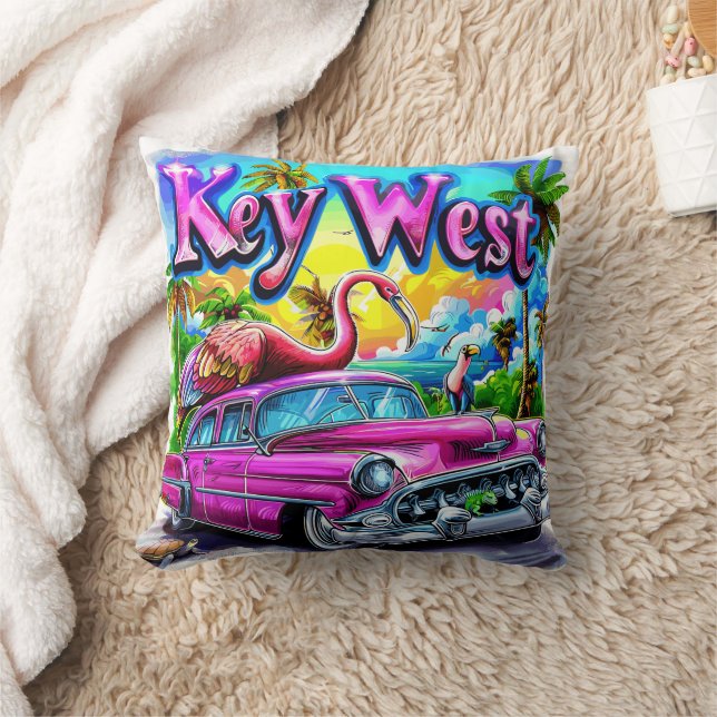 Coussin Chillin' à Key West, Floride (Couverture)