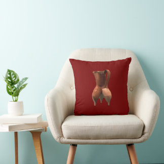 Coussin Chine Vin poterie Gibney Le Musée Zazzle