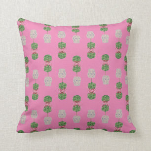 Coussin Chinoiserie Ginger Jar Jars Topiary Jeu d'oreiller