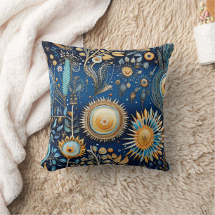 Coussin Chinoiserie Oiseaux Exotiques Motif Botanique (2)