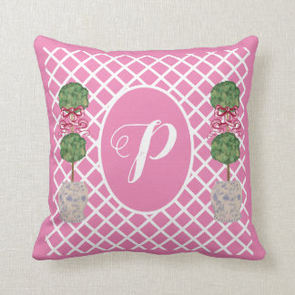 Coussin Chinoiserie Rose Ginger Jar Jars Panier Topio Le